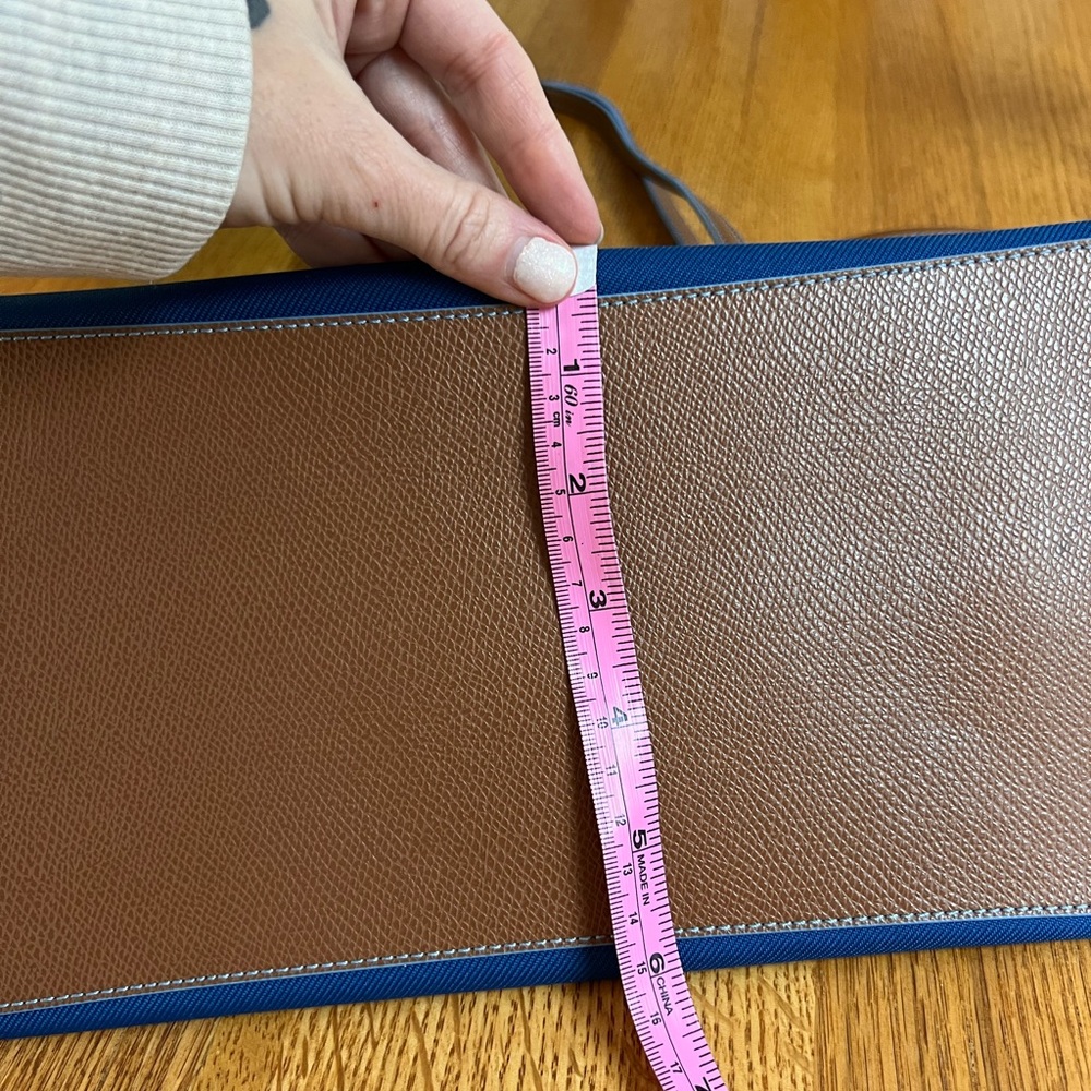 Coach Royal Blue and Brown Tote Bag - Picture 10 of 10